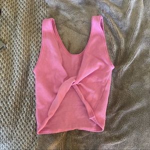 pink urban outfitters out from under seamless bra top